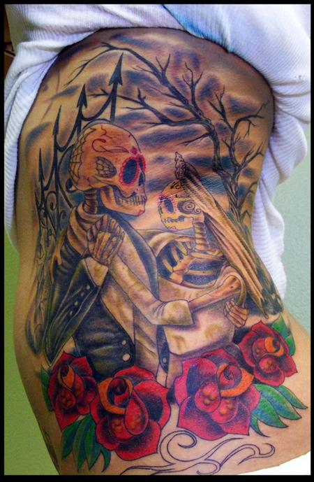 Tattoos - newly wed skeletons - 59192